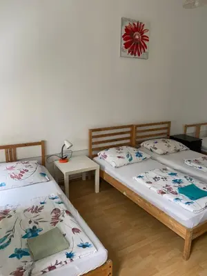 Ein Bett oder Betten in einem Zimmer der Unterkunft Apartments Nora