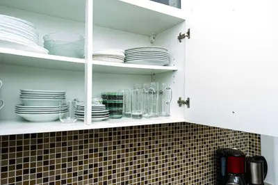 Küche/Küchenzeile in der Unterkunft Moderne 2-Zimmer Wohnung in Wien