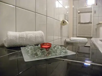 Ein Badezimmer in der Unterkunft Appartement Ferienhaus Sonnenhain