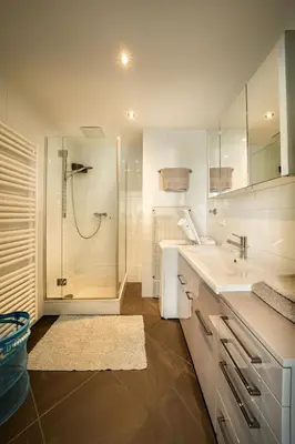 Ein Badezimmer in der Unterkunft Schlossquadrat Apartment 8