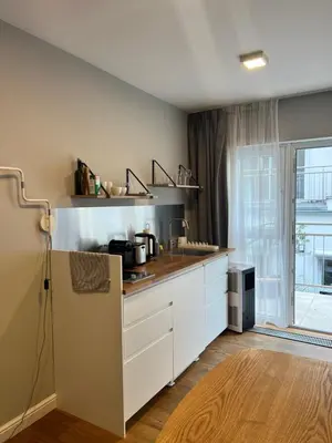Küche/Küchenzeile in der Unterkunft DOWA Apartments
