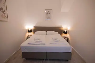 Ein Bett oder Betten in einem Zimmer der Unterkunft easy-flat Stumpergasse - Apartments near Mariahilfer Street and Metro