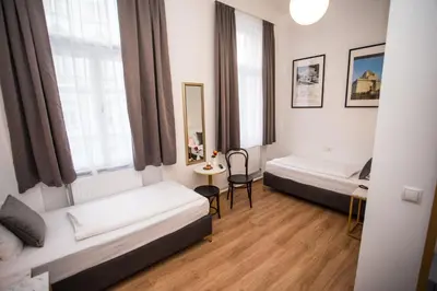 Ein Bett oder Betten in einem Zimmer der Unterkunft Private CENTRAL Vienna I Self Check In