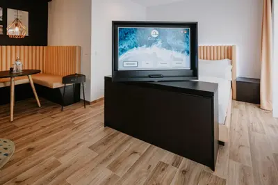TV/Unterhaltungsangebot in der Unterkunft Rioca Vienna Posto 2