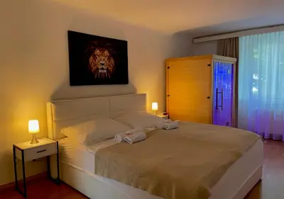 Ein Bett oder Betten in einem Zimmer der Unterkunft Apartment Wien Mitte