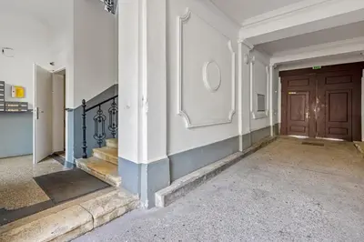 Grundriss der Unterkunft Gemütliche Wohnung Wien Stadthalle