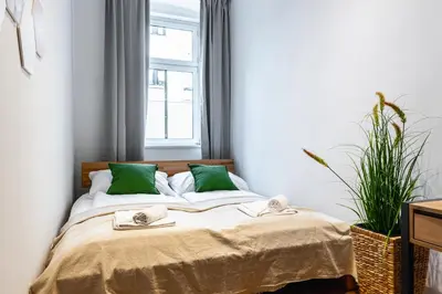 Ein Bett oder Betten in einem Zimmer der Unterkunft Stylish designed apartment in a top location