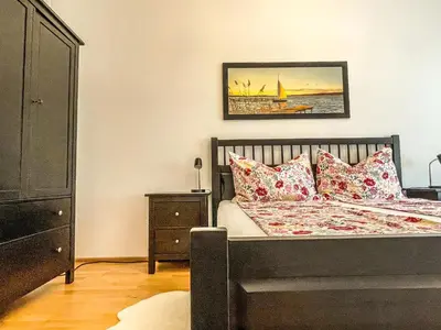 Ein Bett oder Betten in einem Zimmer der Unterkunft Lake Side Vienna