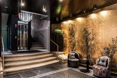 Ein Sitzbereich in der Unterkunft O11 Boutique Hotel Vienna