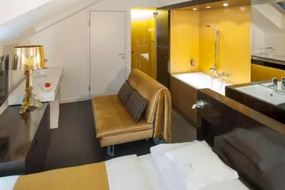 Ein Badezimmer in der Unterkunft Alma Boutique-Hotel