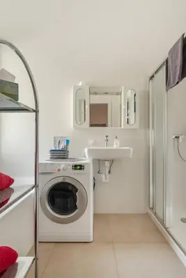 Ein Badezimmer in der Unterkunft Vienna City Apartment Raffaelgasse