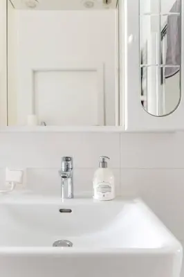 Ein Badezimmer in der Unterkunft Vienna City Apartment Raffaelgasse