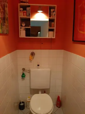 Ein Badezimmer in der Unterkunft City terrace-apartment