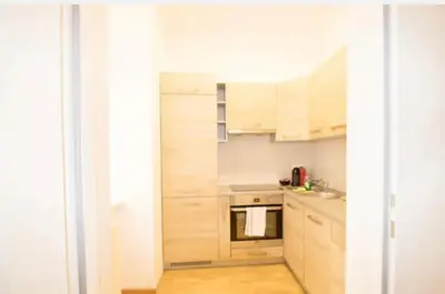 Küche/Küchenzeile in der Unterkunft Stadt Nähe l LF18