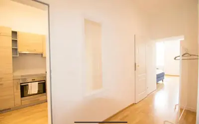 Küche/Küchenzeile in der Unterkunft Stadt Nähe l LF18