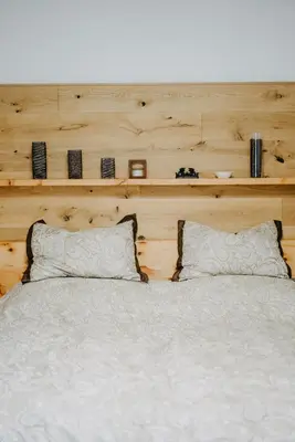 Ein Bett oder Betten in einem Zimmer der Unterkunft Apartment RADO 75m2 mit Garten und Terrasse