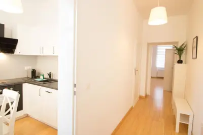 Küche/Küchenzeile in der Unterkunft Kuscheliges Stadtloft l LF26