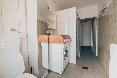 Ein Badezimmer in der Unterkunft Hüdahof Niemtal