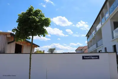 Das Gebäude in dem sich die Ferienwohnung befindet