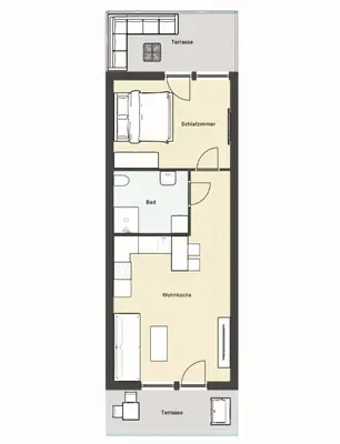 Grundriss der Unterkunft Relax Suite