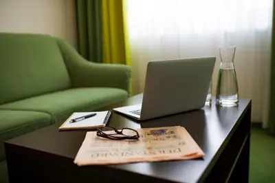 Ein Sitzbereich in der Unterkunft Rainers Hotel Vienna