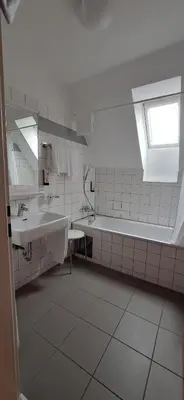 Ein Badezimmer in der Unterkunft Gästehaus Deutscher Orden Wien
