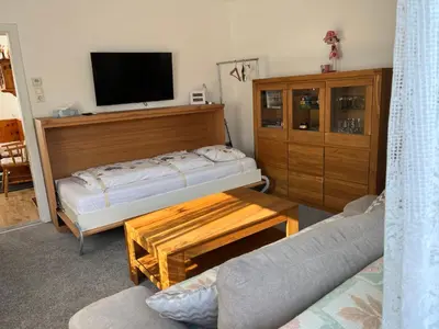 TV/Unterhaltungsangebot in der Unterkunft Holiday Home Bungalow Leopoldau by Interhome