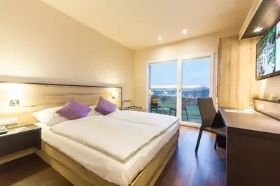 Ein Bett oder Betten in einem Zimmer der Unterkunft Motel Verde