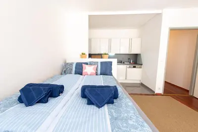 Ein Bett oder Betten in einem Zimmer der Unterkunft VLA - Burggasse