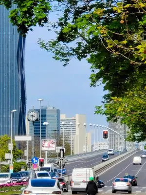 Ein allgemeiner Blick auf Wien oder ein Stadtblick von der Ferienwohnung aus