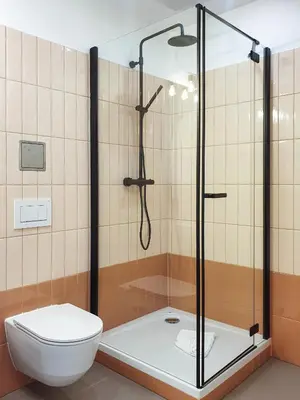 Ein Badezimmer in der Unterkunft easy-flat Hyrtlgasse - Comfortable Value Apartments