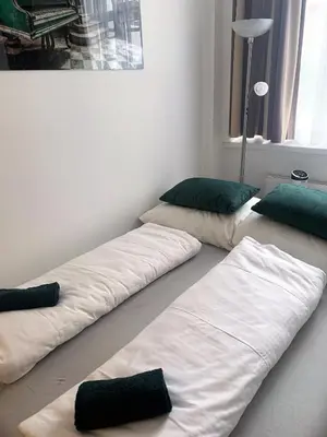 Ein Bett oder Betten in einem Zimmer der Unterkunft Apartment Philip Vienna Self Check-In