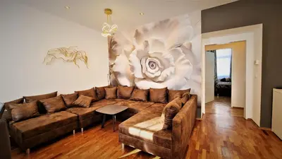 Ein Sitzbereich in der Unterkunft Boutique Apartments Vienna - Luxury 2