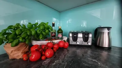 Küche/Küchenzeile in der Unterkunft Belle Vienna Stay