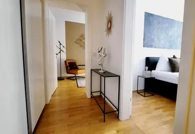 Ein Bett oder Betten in einem Zimmer der Unterkunft Belle Vienna Stay