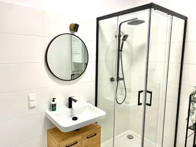 Ein Badezimmer in der Unterkunft Design Apartment Vienna
