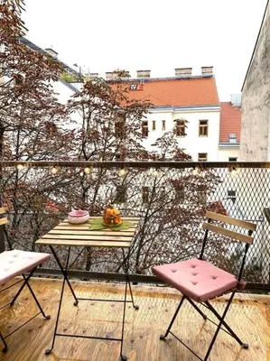 Ein Balkon oder eine Terrasse in der Unterkunft Design Apartment Vienna