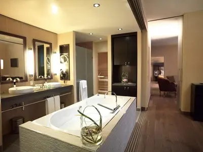 Ein Badezimmer in der Unterkunft Lindner Hotel Vienna Am Belvedere, part of JdV by Hyatt