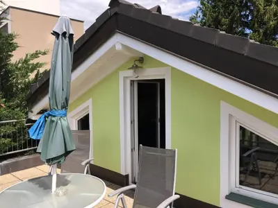 Das Gebäude in dem sich die Ferienwohnung befindet