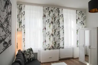 Ein Sitzbereich in der Unterkunft Vienna4you App 33 you are welcome