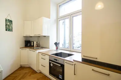 Küche/Küchenzeile in der Unterkunft Raimond Apartment