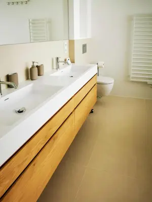 Ein Badezimmer in der Unterkunft Seehaus LakeSide - Am Hafen