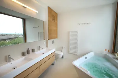 Ein Badezimmer in der Unterkunft Seehaus LakeSide - Am Hafen