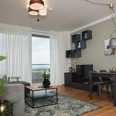 Great apartment with view and heated rooftop Pool