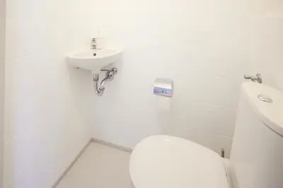 Ein Badezimmer in der Unterkunft HeyMi Apartments Karlsplatz