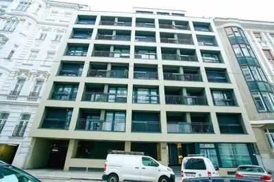 Das Gebäude in dem sich die Ferienwohnung befindet
