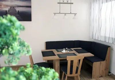 Ein Sitzbereich in der Unterkunft Appartement Michelle