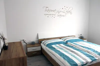 Ein Bett oder Betten in einem Zimmer der Unterkunft Appartement Michelle