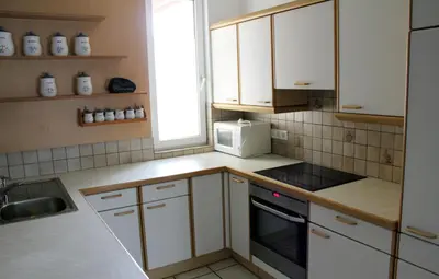Küche/Küchenzeile in der Unterkunft Appartement Michelle