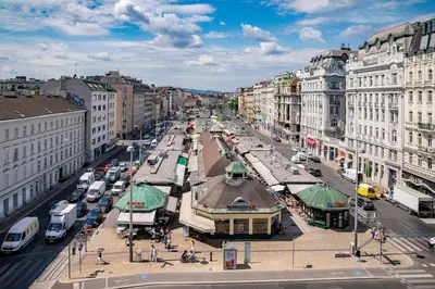 Ein allgemeiner Blick auf Wien oder ein Stadtblick von der Ferienwohnung aus